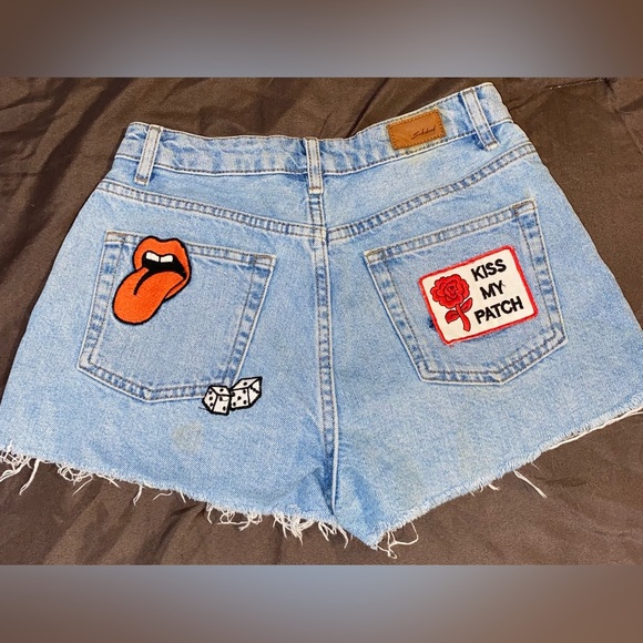 Subdued size 25 Vintage Booty Shorts (PATCHWORK) - Picture 4 of 8